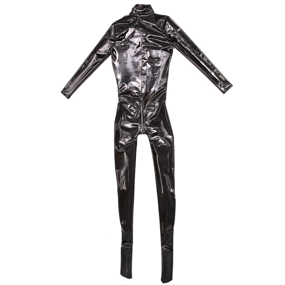 Sewing Latex - Sexy Women PVC Shiny Full Bodysuit