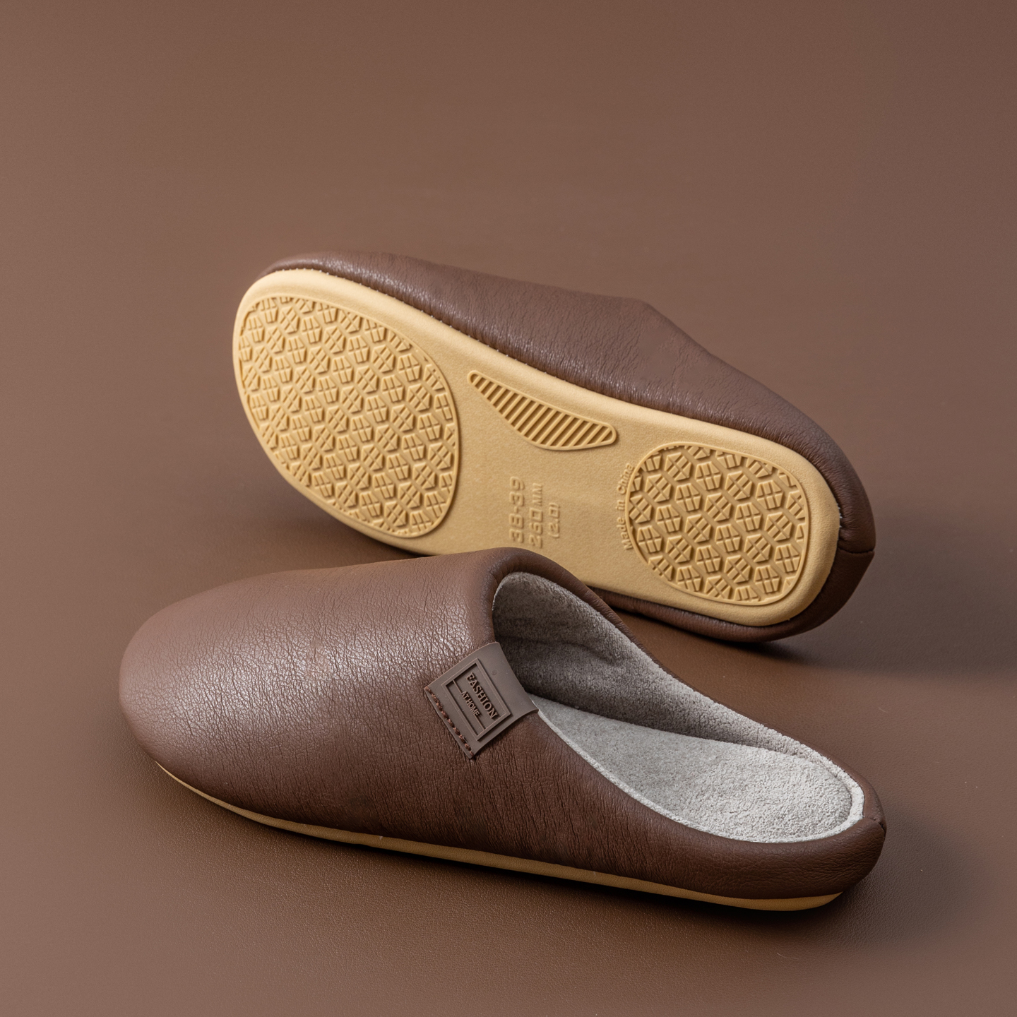 Sewing Fleece - Men's Winter Slippers Fleece Lined House