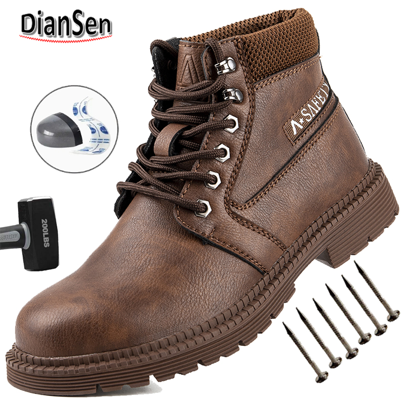Sewing Nylon - Waterproof Work Boots Steel Toe Anti-Smash