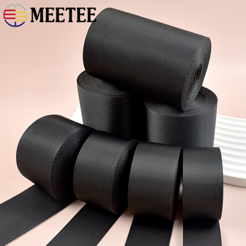 Binding Tape Bias - 8Meters 10-100mm Nylon Webbing Band Bag