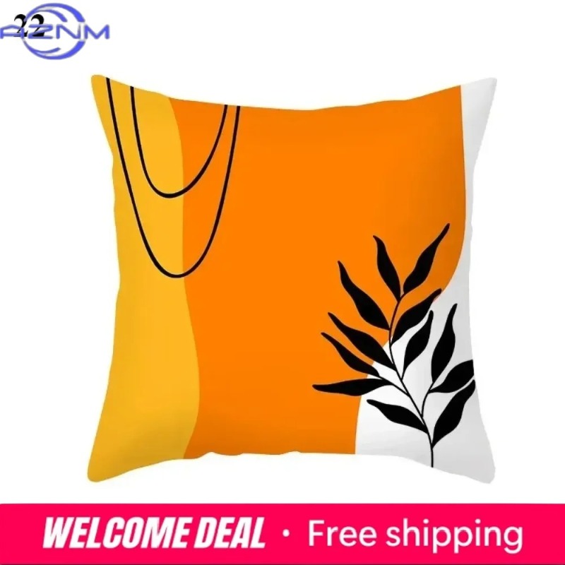 Boho Orange Abstract Cushion C – Century Textile & Sewing Supply Reviews recenzja i cena