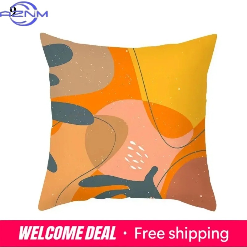 Boho Orange Abstract Cushion C – Century Textile & Sewing Supply Reviews recenzja i cena