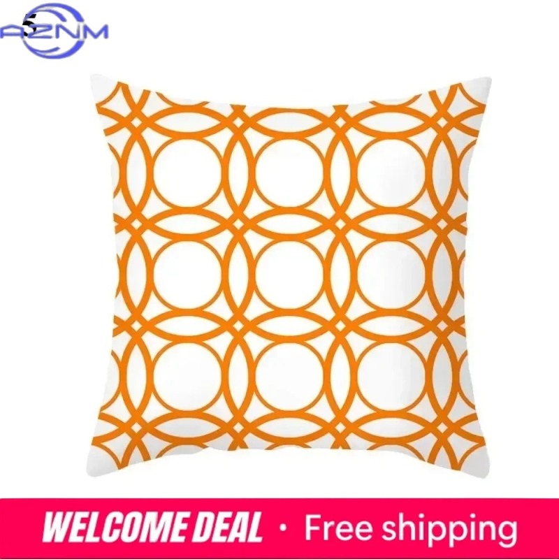 Boho Orange Abstract Cushion C – Century Textile & Sewing Supply Reviews recenzja i cena