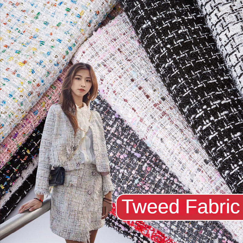 Tweed Fabric By The Meter for  – Sewing Tweed Fabric recenzja i cena