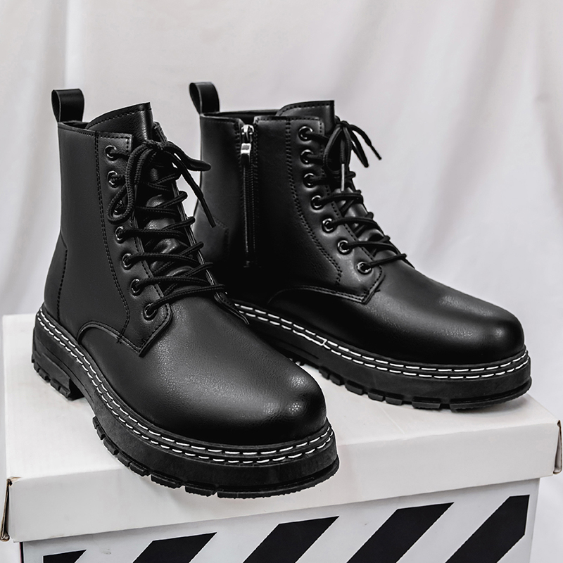 Men's 4-Season Black Patent Le – Sewing Cloth recenzja i cena