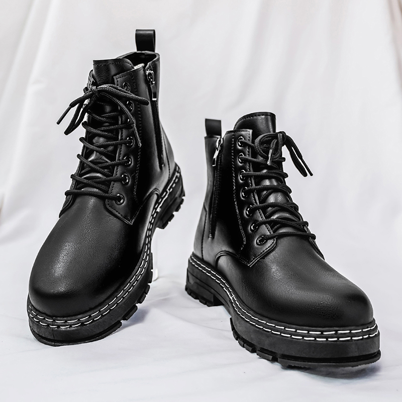 Men's 4-Season Black Patent Le – Sewing Cloth recenzja i cena