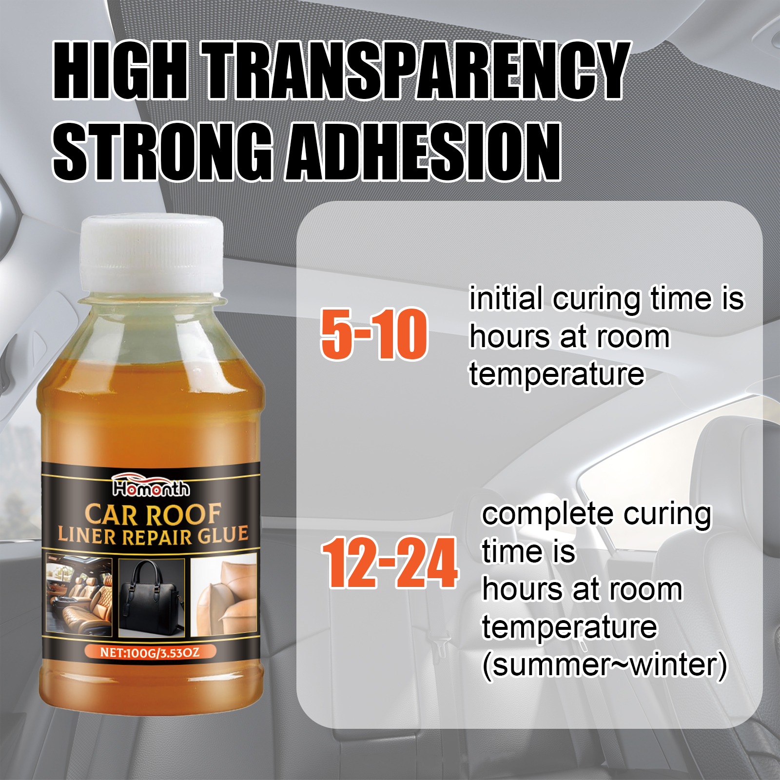 Professional Car Headliner Adh – Fabric Glue Bond recenzja i cena