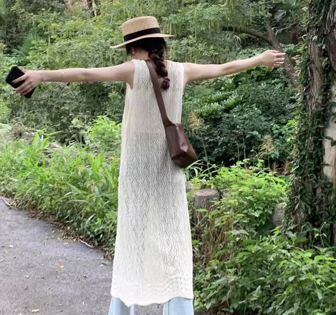 2026Boho Crochet Sleeveless Lo – Sewing Vest recenzja i cena