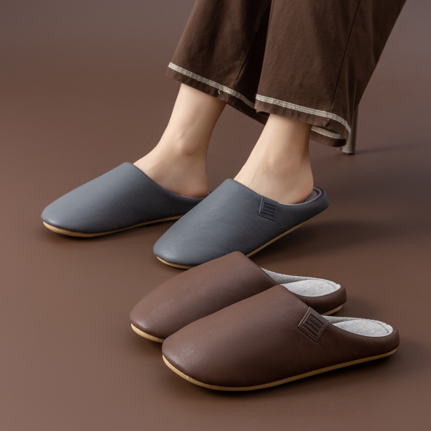 Men's Winter Slippers Fleece L – Sewing Fleece recenzja i cena