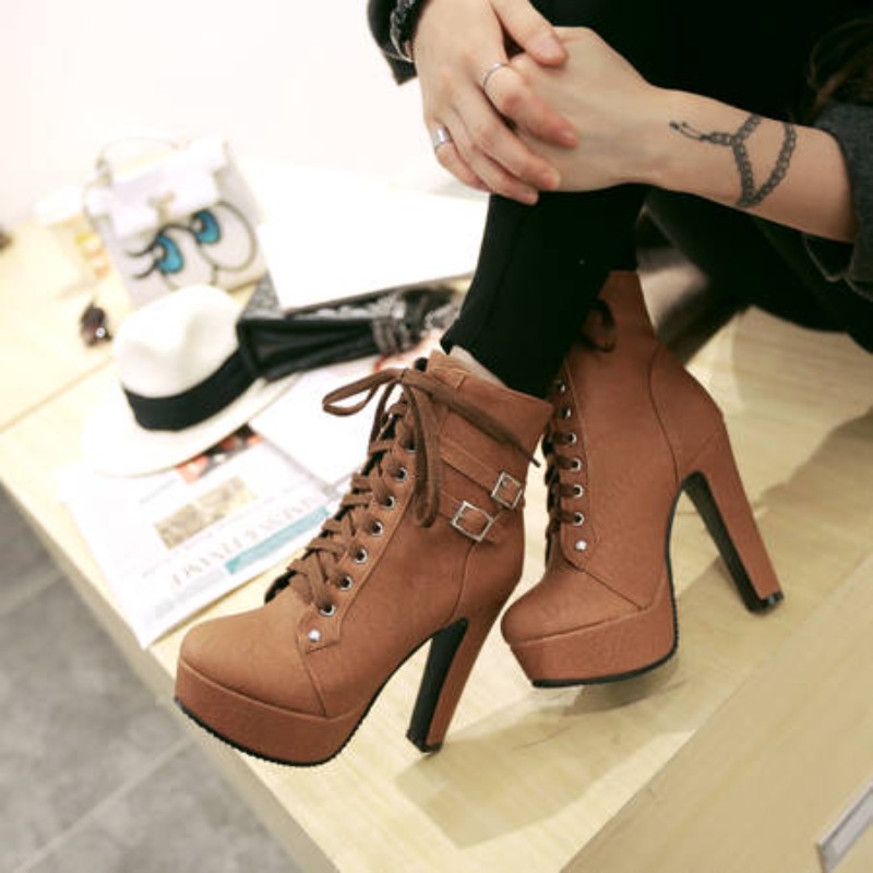 Winter Women Platform Ankle Bo – Sewing Fleece recenzja i cena