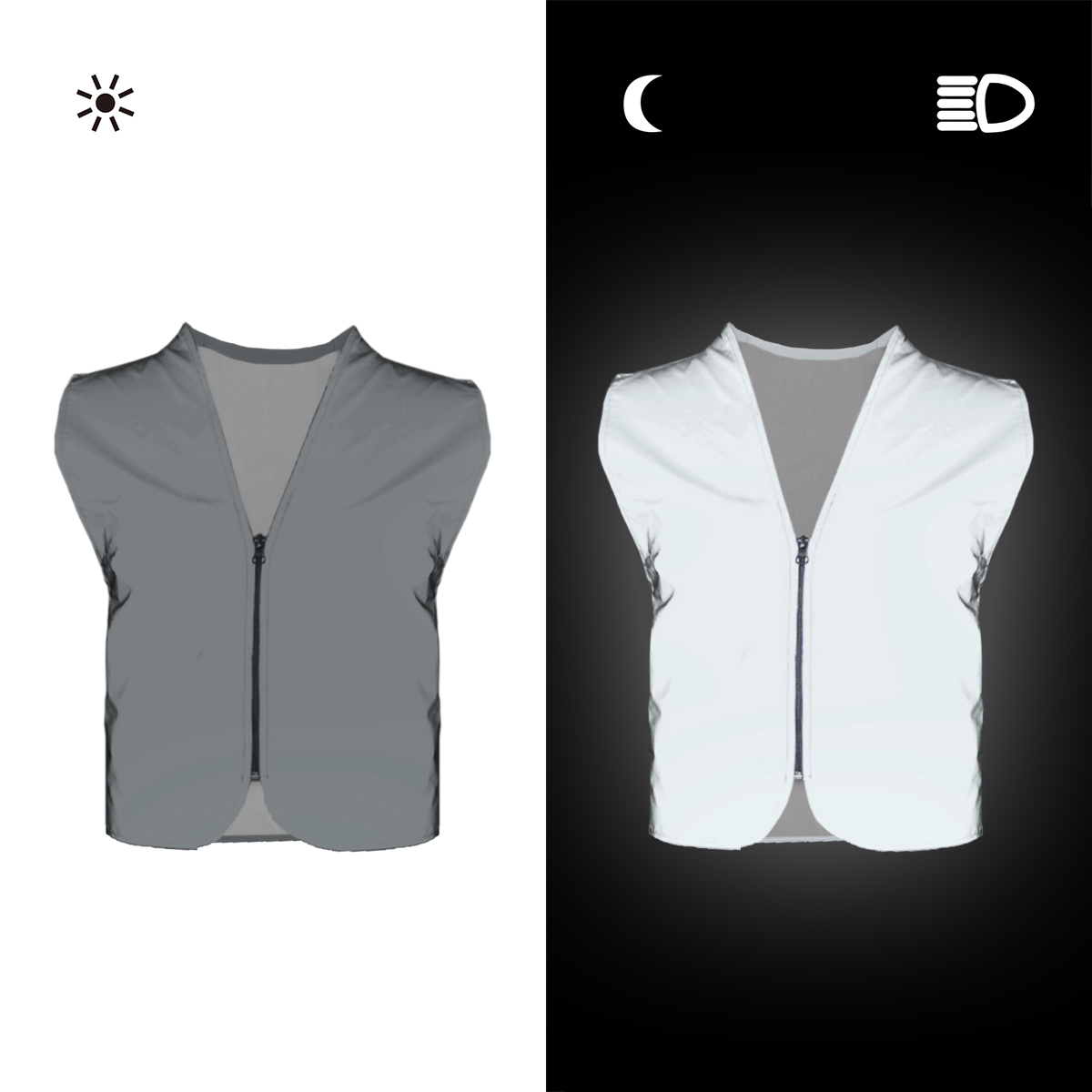 Salzmann Reflective Vest High  – Invisible Zip Fastener recenzja i cena