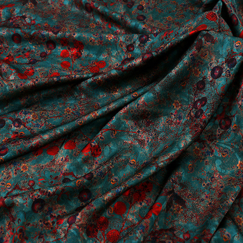 1m Floral Printed Fabric Imita – Textile For Sewing recenzja i cena