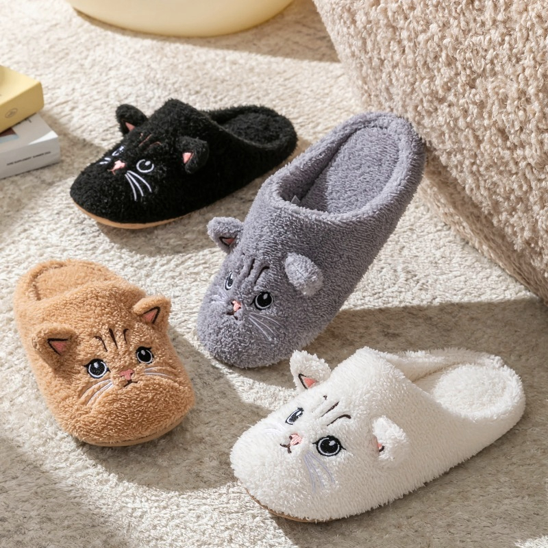 Non-Slip Soft Plush Cat Slippe – Sewing Fleece recenzja i cena