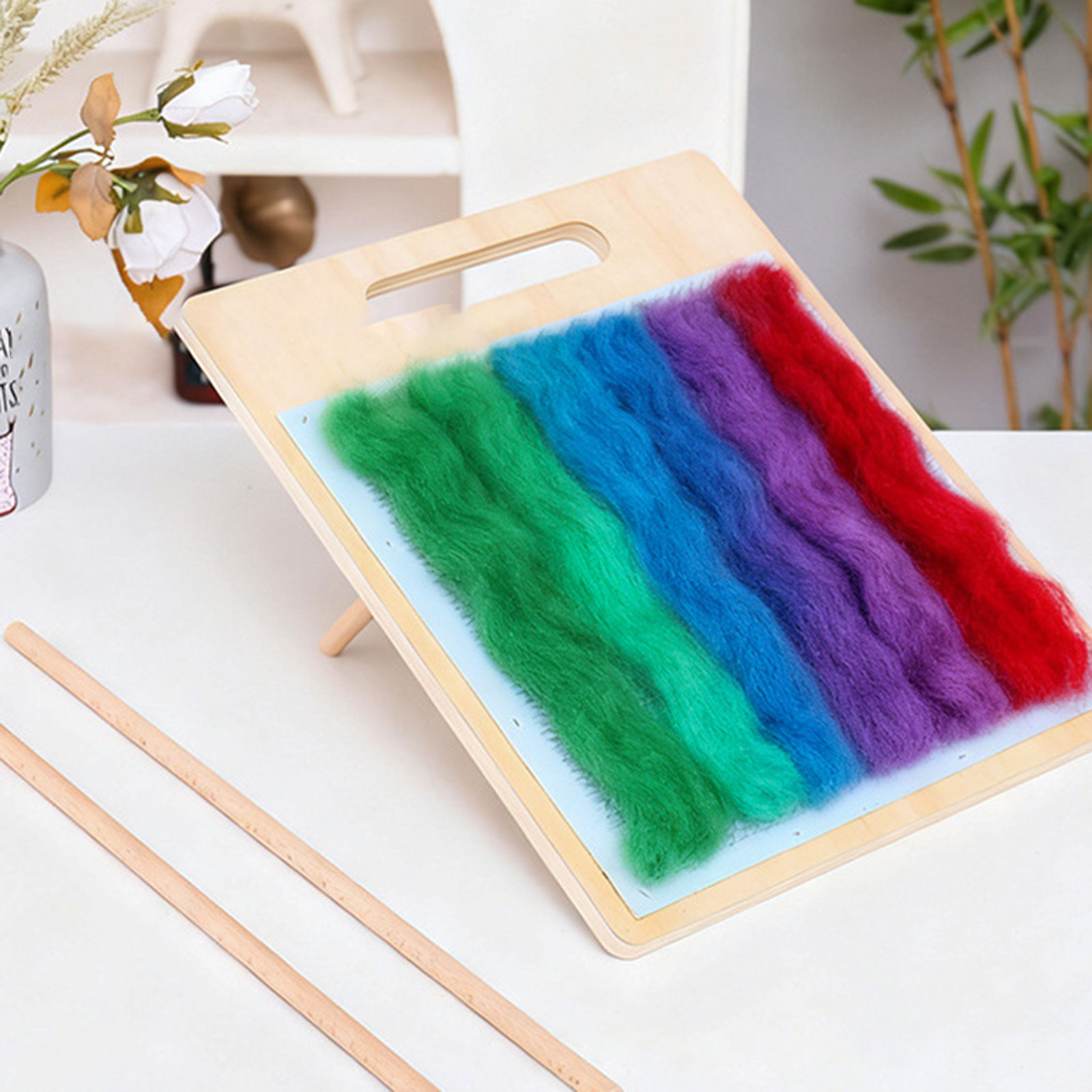Wool Blending Board Wooden Woo – Textile Sewing Support recenzja i cena