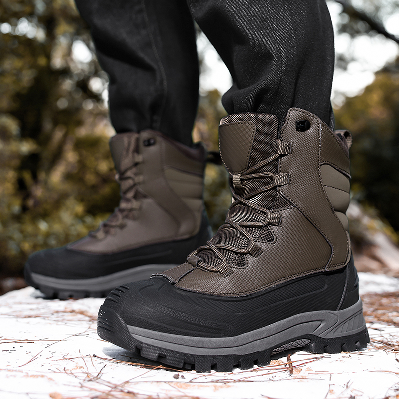 Men's Non-Slip Warm Hiking Sho – Sewing Fleece recenzja i cena