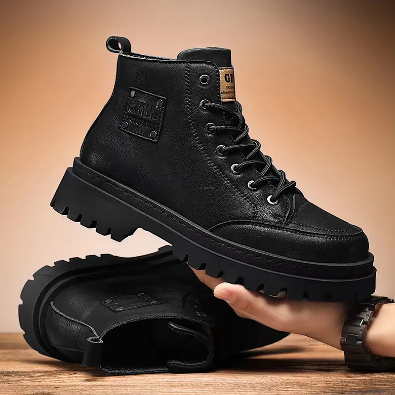 High Quality Men's Boots Platf – Sewing Nylon recenzja i cena