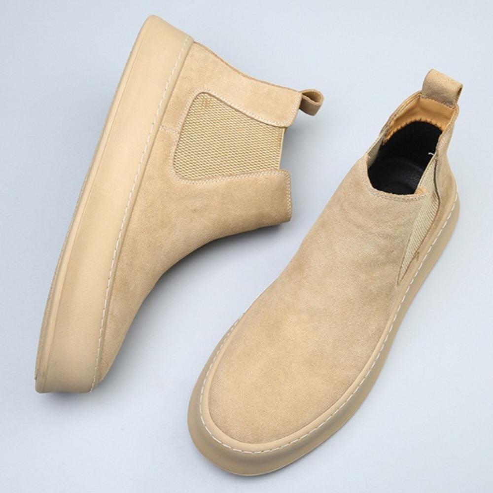 Leather Chelsea Boots for Man  – Sewing Latex recenzja i cena