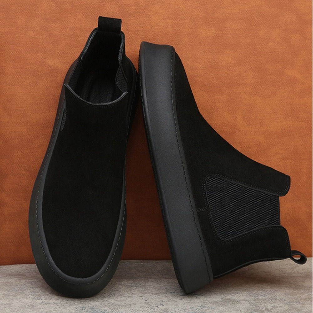 Leather Chelsea Boots for Man  – Sewing Latex recenzja i cena