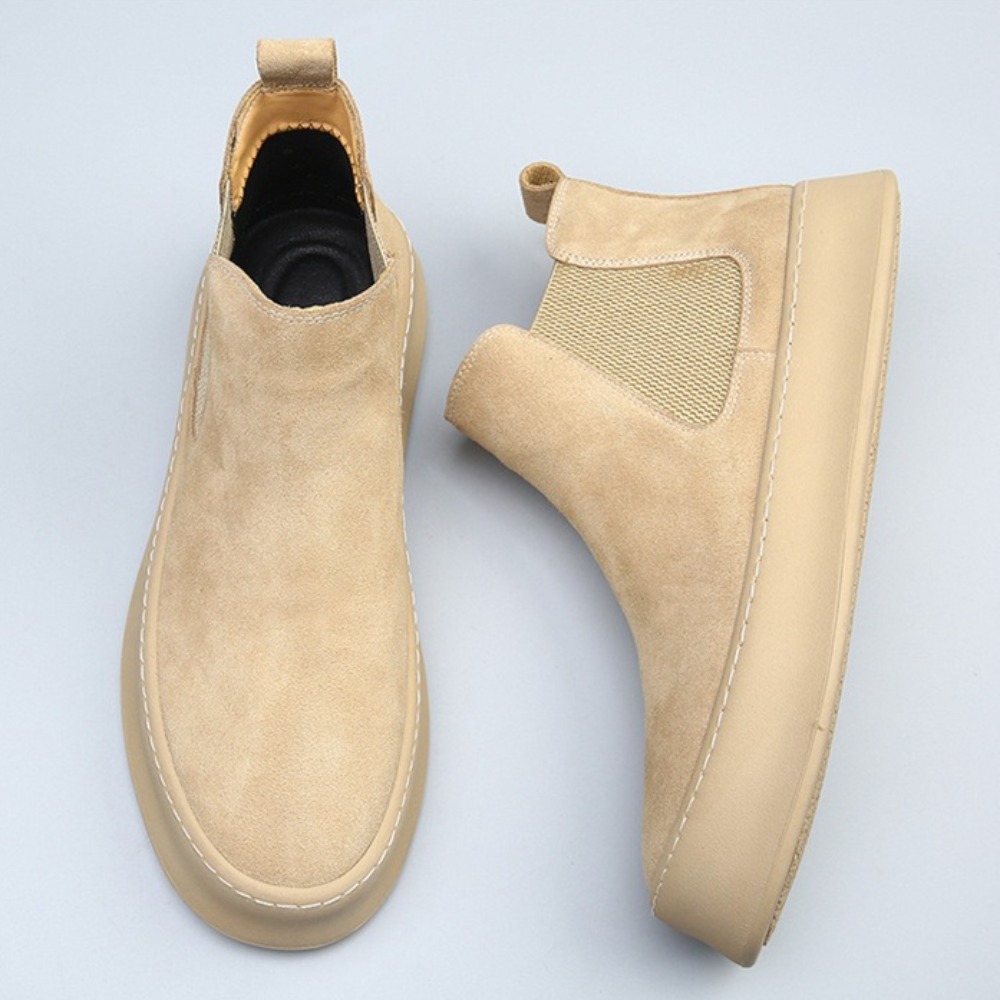 Leather Chelsea Boots for Man  – Sewing Latex recenzja i cena