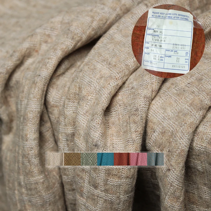 Redraspberry Japanese Plaid Kn – Sewing Tweed Fabric recenzja i cena