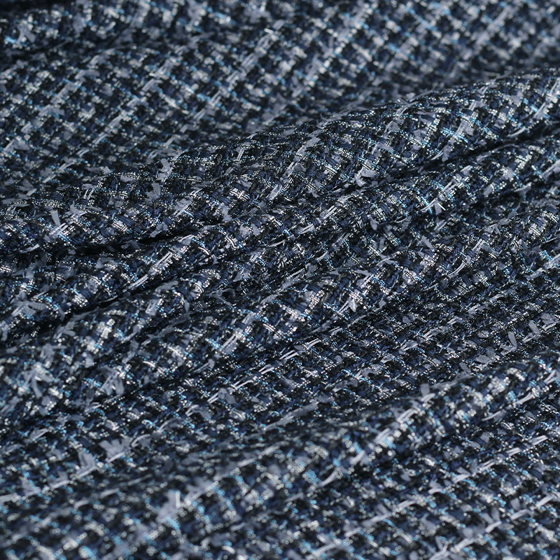 Red raspberry 550g Deep blue g – Sewing Tweed Fabric recenzja i cena