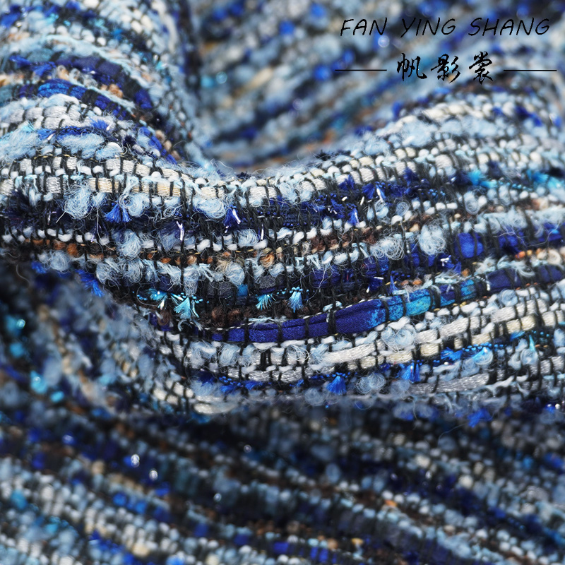 2025 Blue Series Bright Chiffo – Sewing Tweed Fabric recenzja i cena