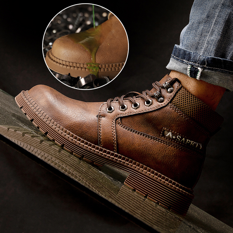 Waterproof Work Boots Steel To – Sewing Nylon recenzja i cena