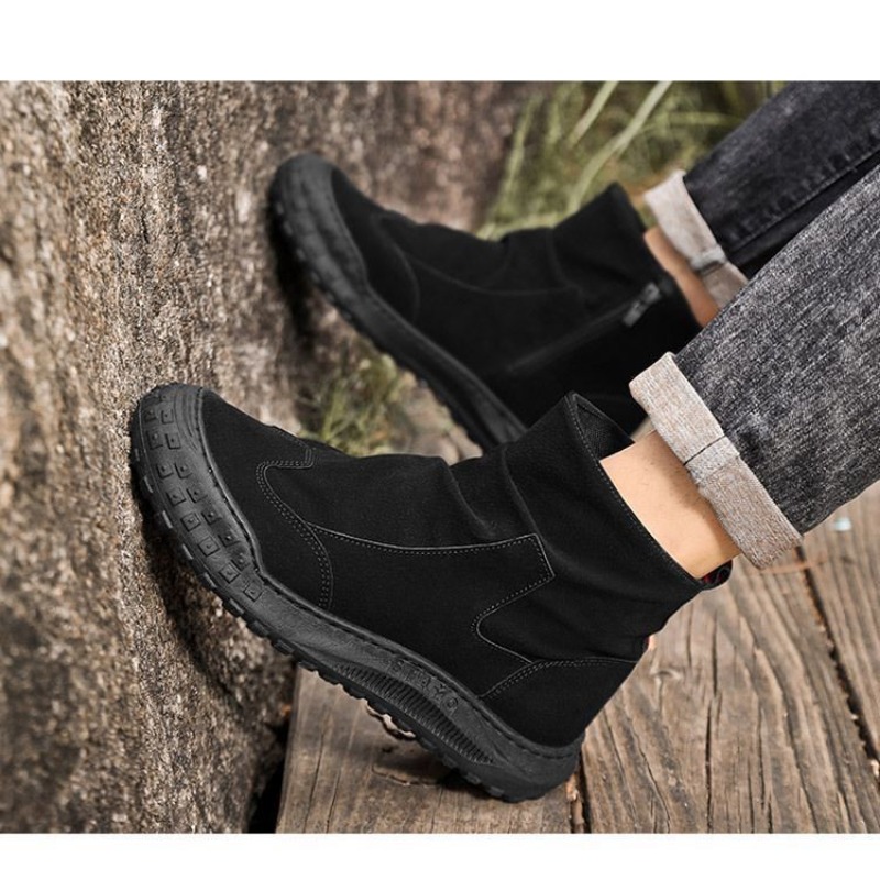 Men's High-Top Hiking Shoes fo – Sewing Nylon recenzja i cena