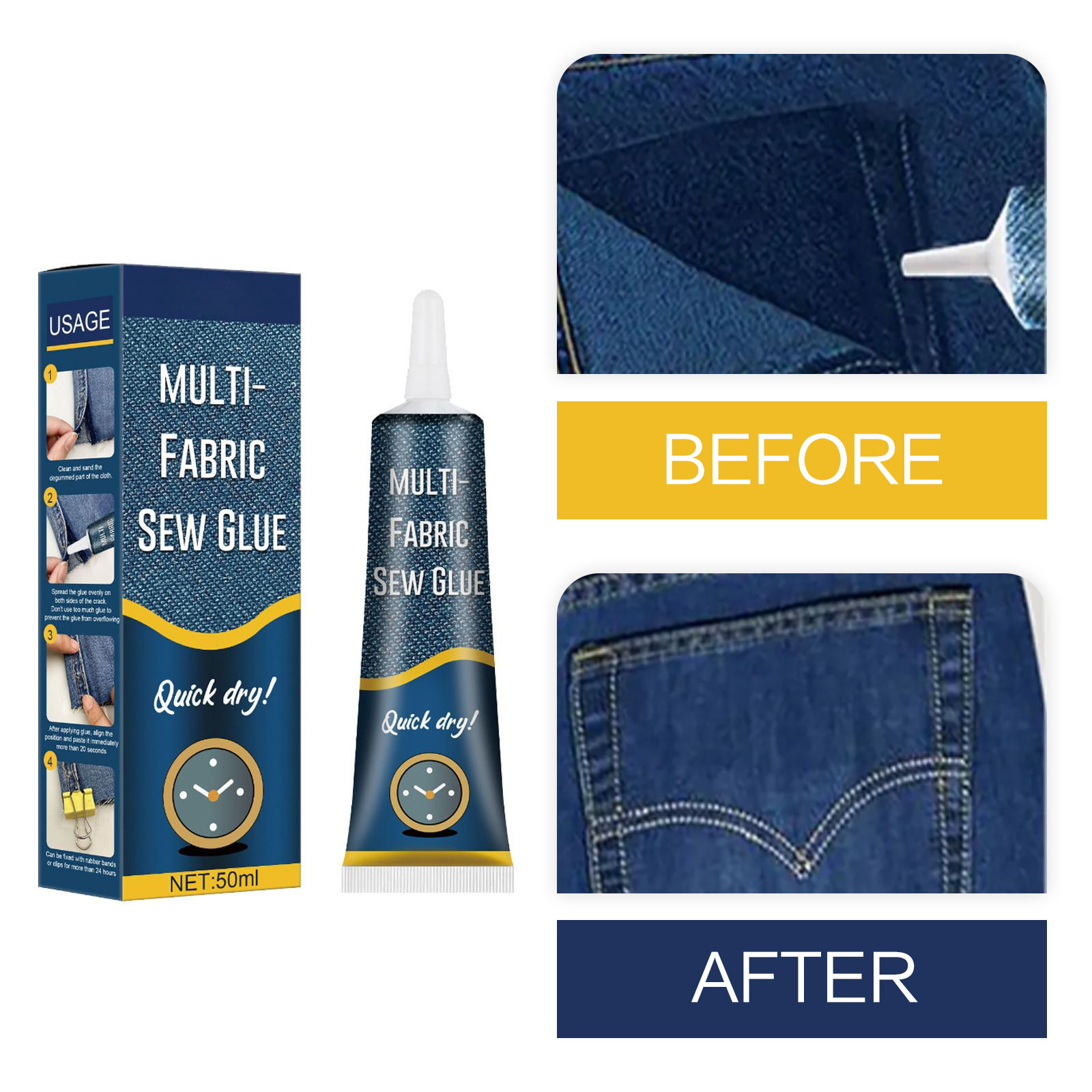 Fabric Sewing Glue Clothing Me – Fabric Glue Bond recenzja i cena