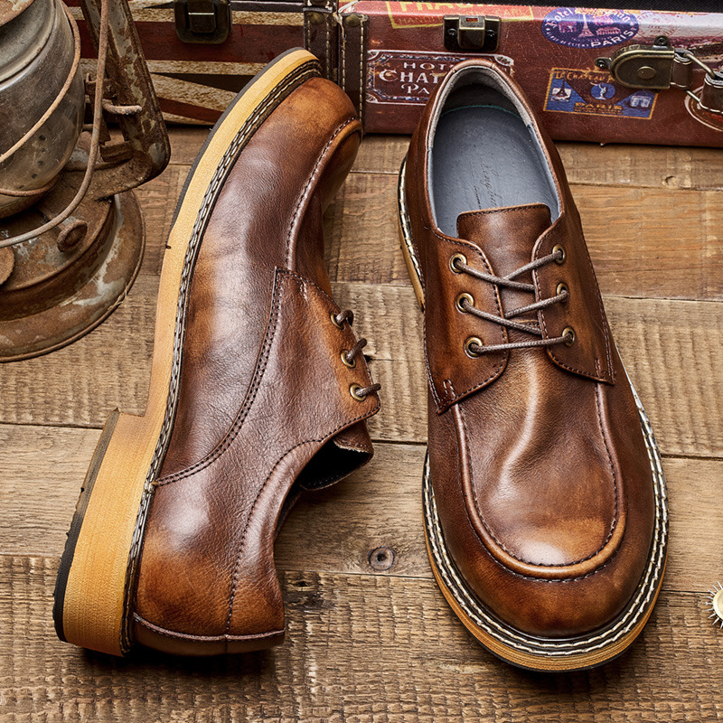 Genuine Leather Brogue Shoes L – Sewing Latex recenzja i cena
