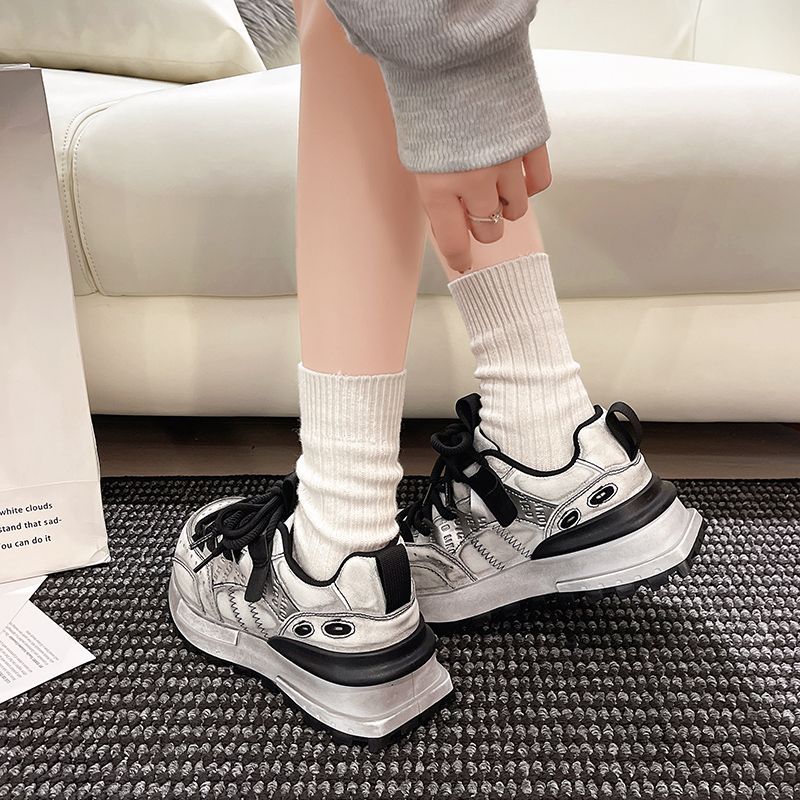 Autumn Vintage Chunky Sneakers – Sewing Latex recenzja i cena