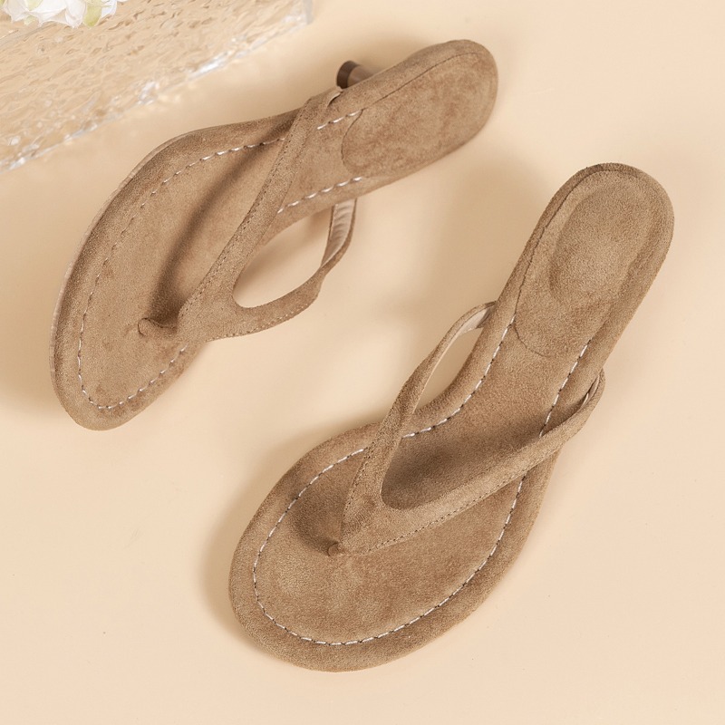 Women Brown Heeled Sandals wit – Sewing Nylon recenzja i cena