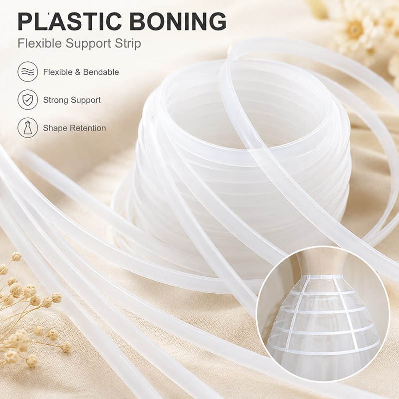20Meters 4-12mm Clear PP Plast – Textile Sewing Support recenzja i cena