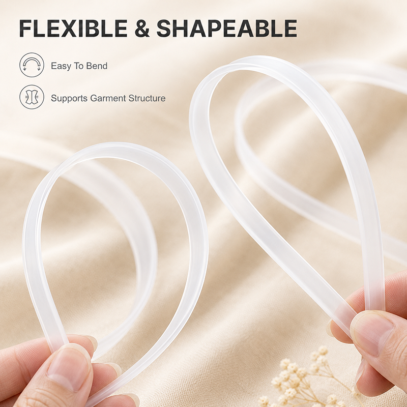 20Meters 4-12mm Clear PP Plast – Textile Sewing Support recenzja i cena