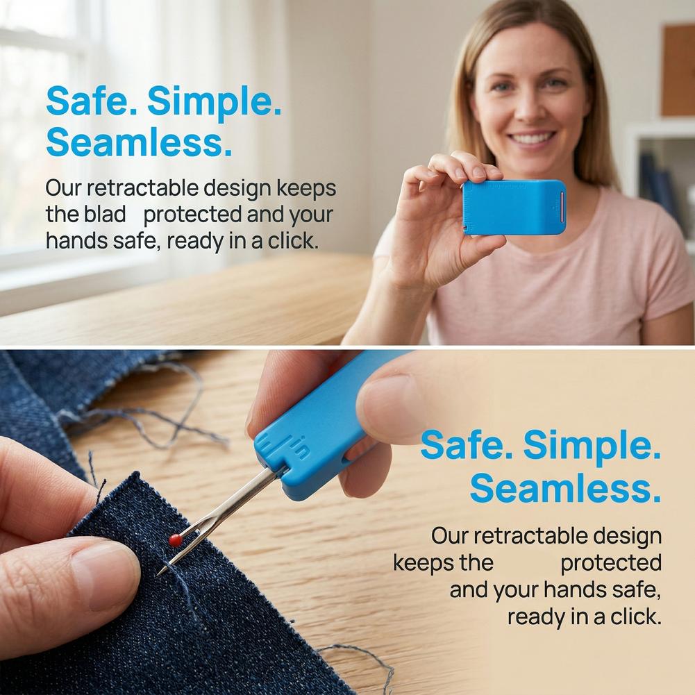 2-in-1 Magnetic Sewing Track S – Seam Ripper Tool recenzja i cena