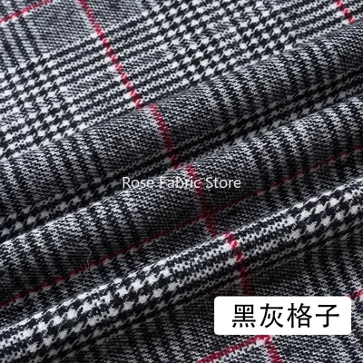 1 Meter Classic Woolen Houndst – Sewing Tweed Fabric recenzja i cena