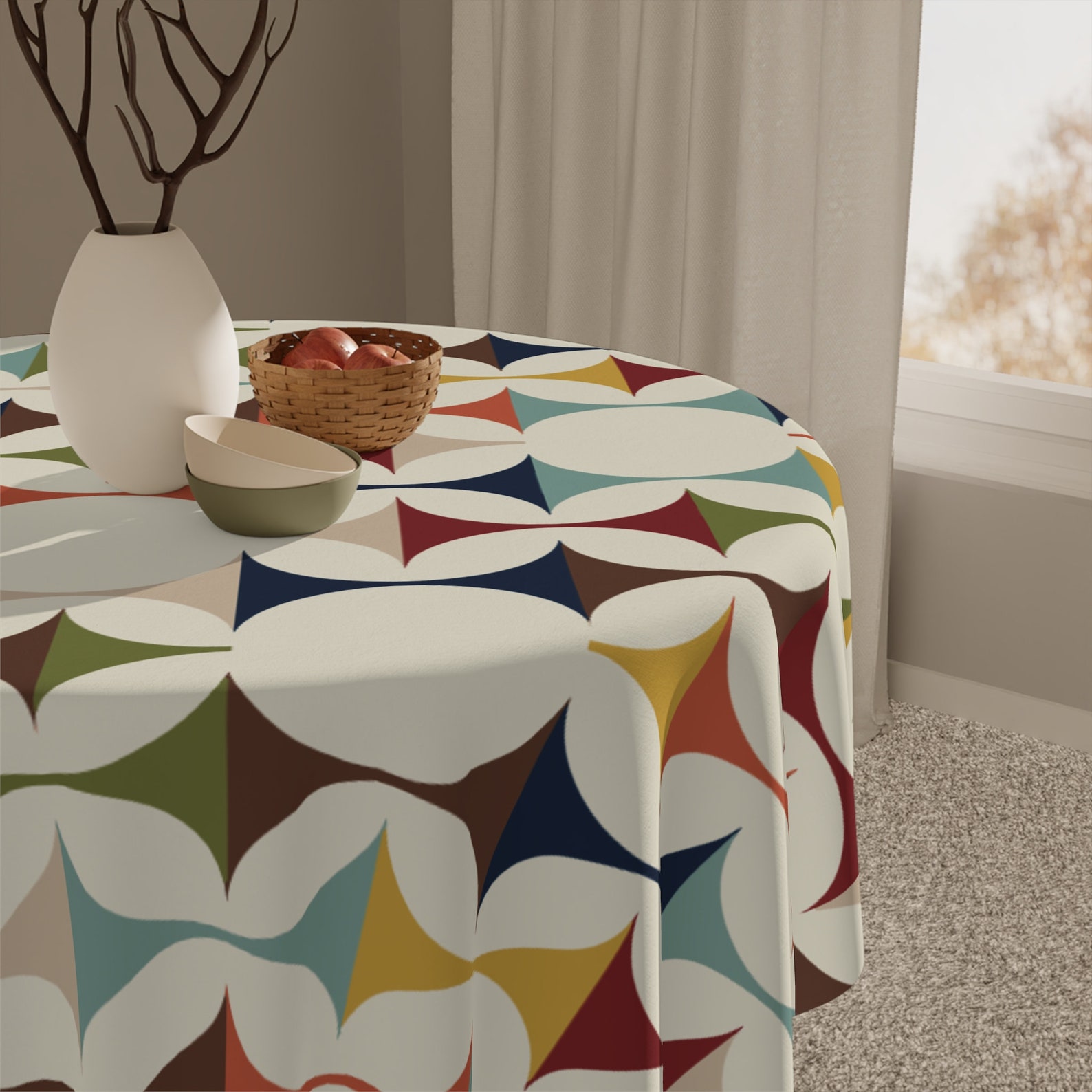 Mid Century Modern Retro Geome – Century Textile & Sewing Supply Reviews recenzja i cena
