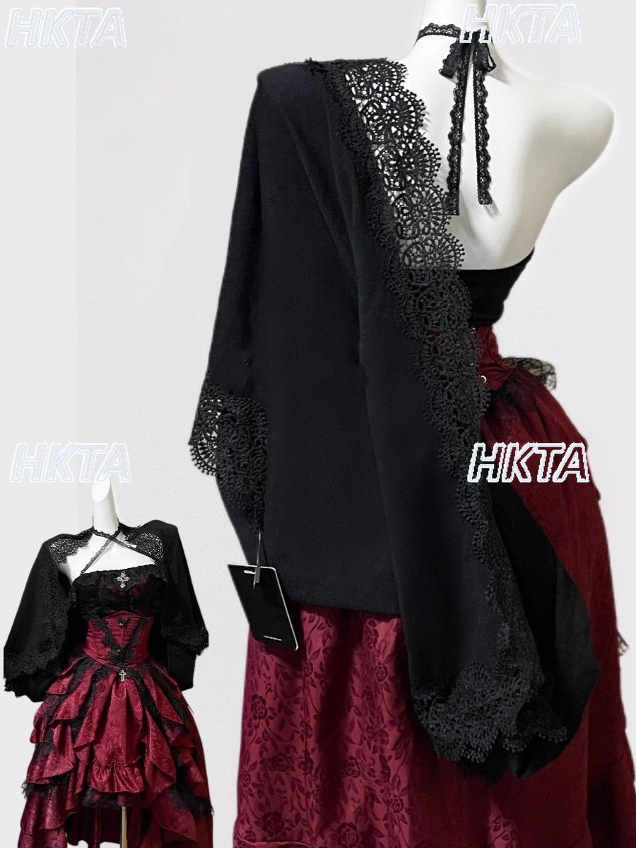 Dark Gothic Style Halter Long  – Sewing Vest recenzja i cena