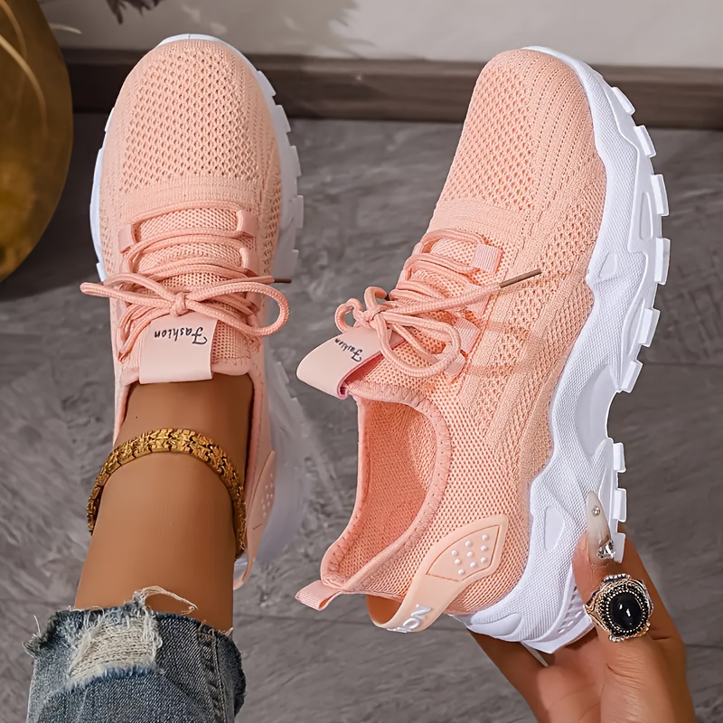 Breathable Knit Sneakers Fashi – Sewing Cloth recenzja i cena