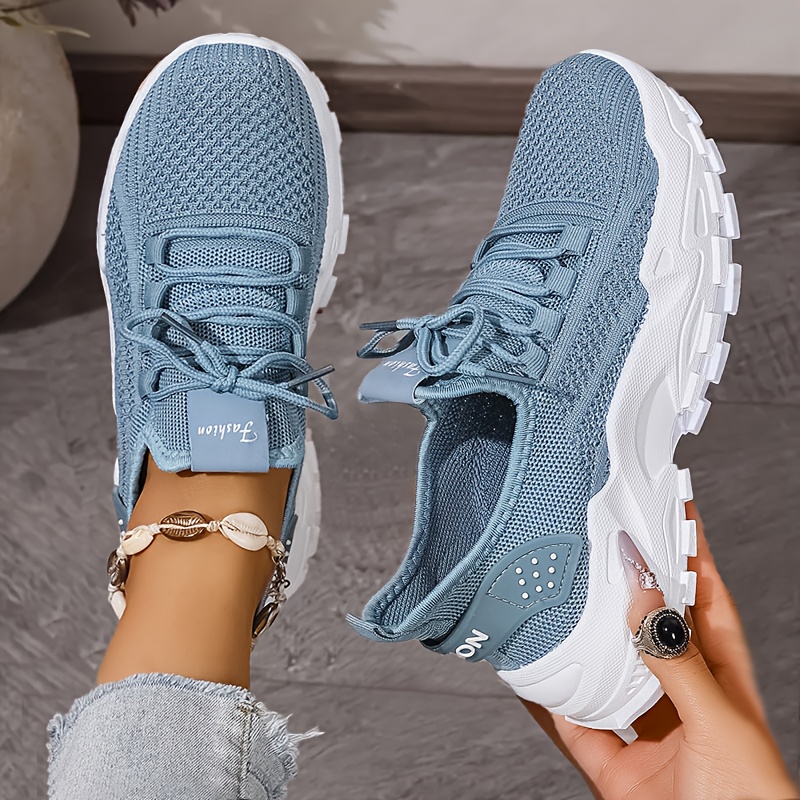 Breathable Knit Sneakers Fashi – Sewing Cloth recenzja i cena