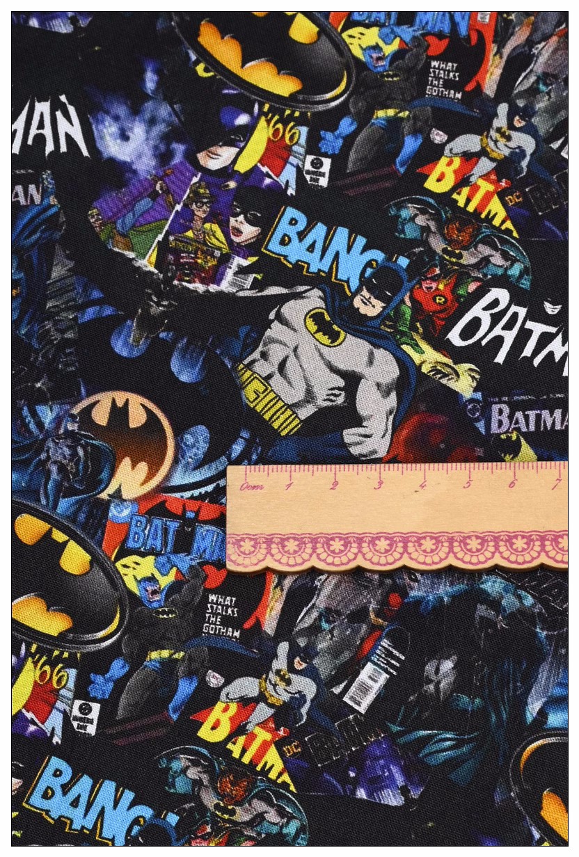 Batman Bandai Anime Design 100 – Textile For Sewing recenzja i cena