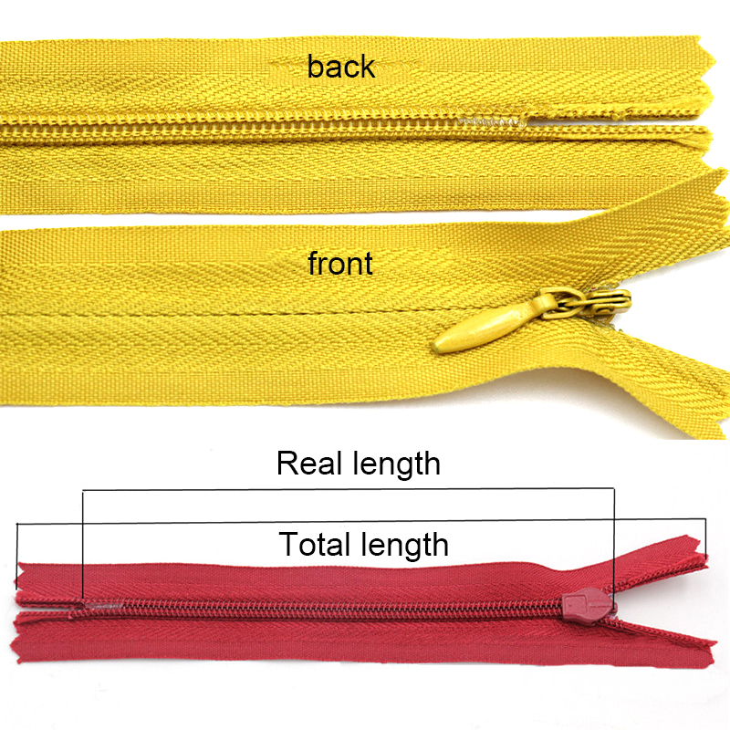 50PCS 6-24 Inch invisible zipp – Invisible Zip Fastener recenzja i cena