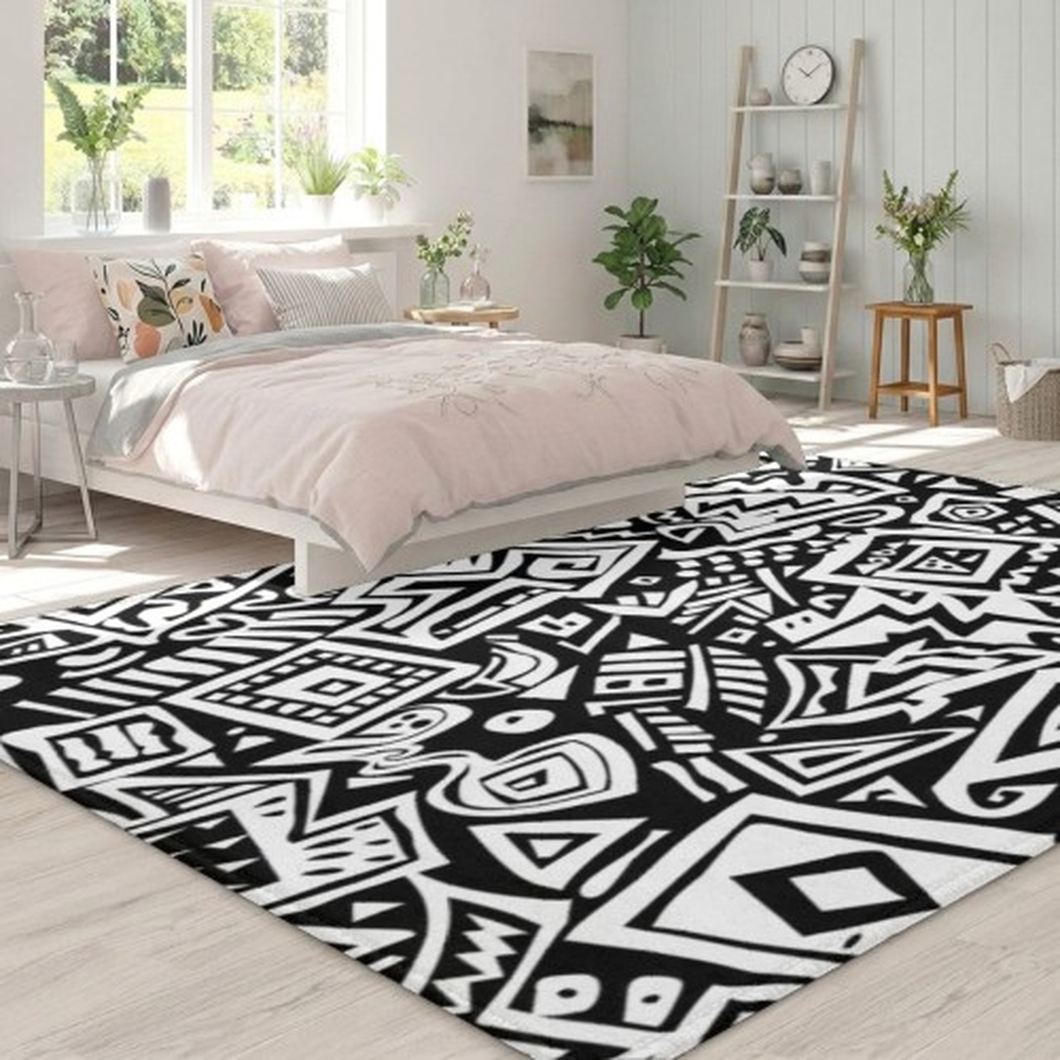 Vintage Wave Pattern Rug: Mid- – Century Textile & Sewing Supply Reviews recenzja i cena