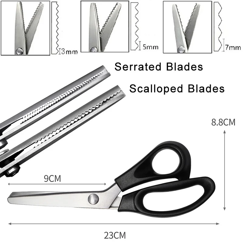 1Pc Pinking Shears Stainless S – Pinking Shear Blade recenzja i cena