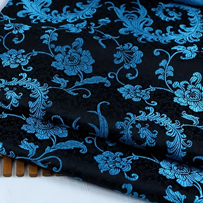 3D Blue Phoenix Tail Brocade F – Sewing Cloth recenzja i cena