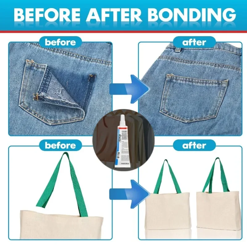 Flexible Clear Fabric Repair A – Fabric Glue Bond recenzja i cena