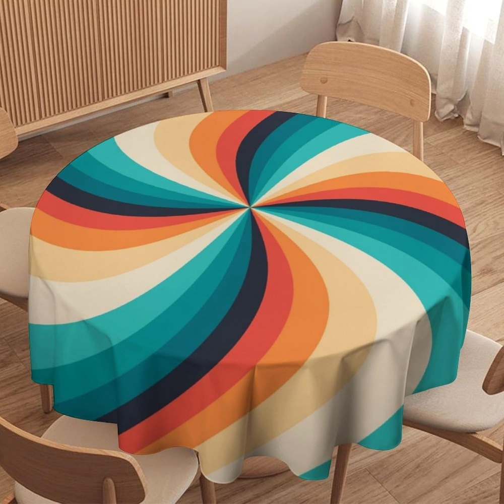 Vintage Groovy Swirl Round Tab – Century Textile & Sewing Supply Reviews recenzja i cena