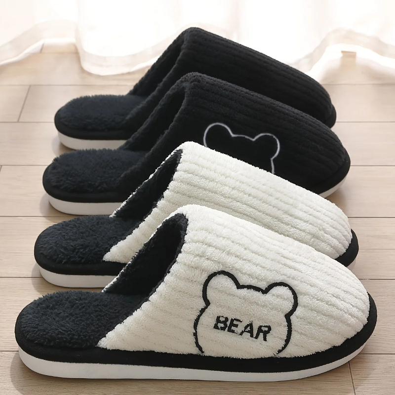 Winter Warm Plush Slippers Men – Sewing Fleece recenzja i cena
