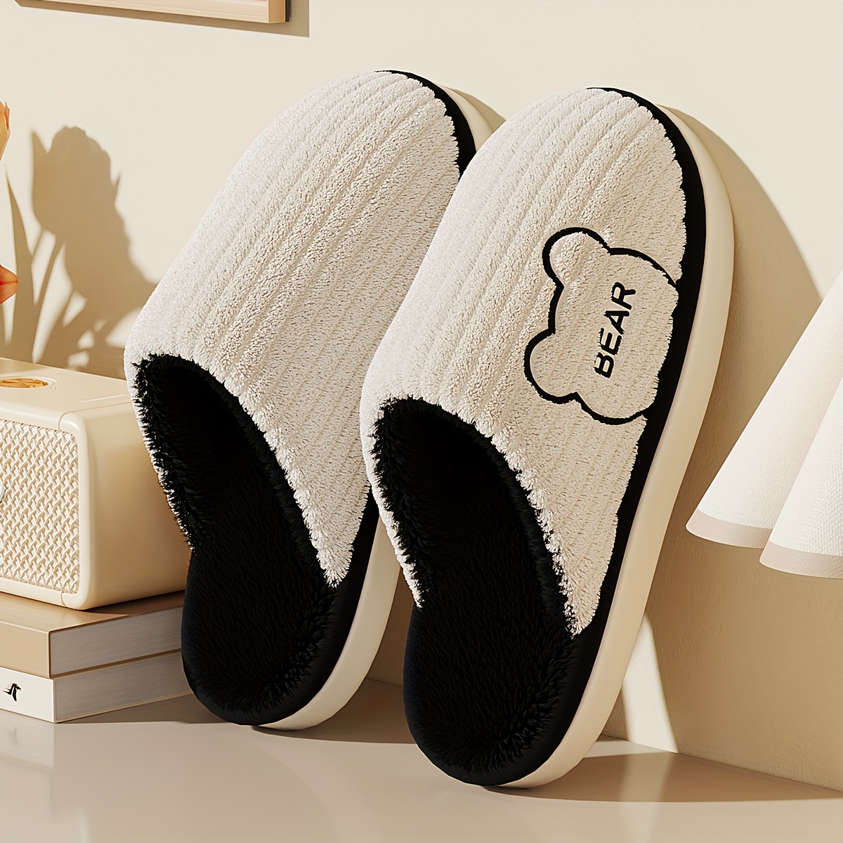 Winter Warm Plush Slippers Men – Sewing Fleece recenzja i cena