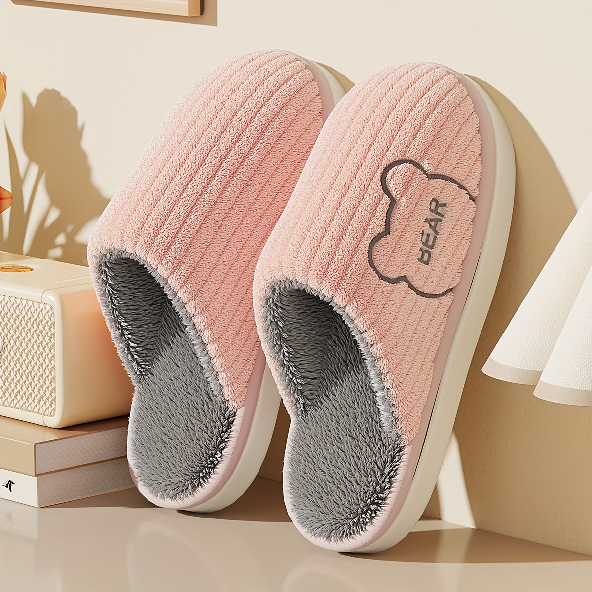 Winter Warm Plush Slippers Men – Sewing Fleece recenzja i cena